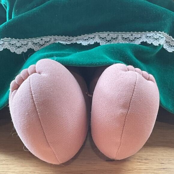 Mattel’s First Edition CPK 13" Doll Baby Green Dress Cabbage Patch Kids - Picture 6 of 13